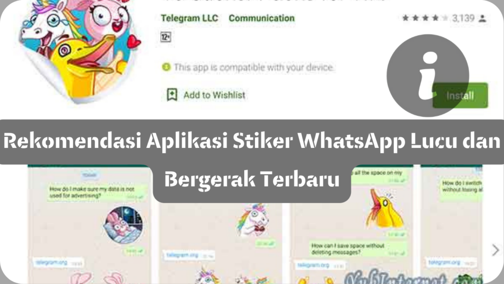 Rekomendasi Aplikasi Stiker WhatsApp Lucu dan Bergerak Terbaru